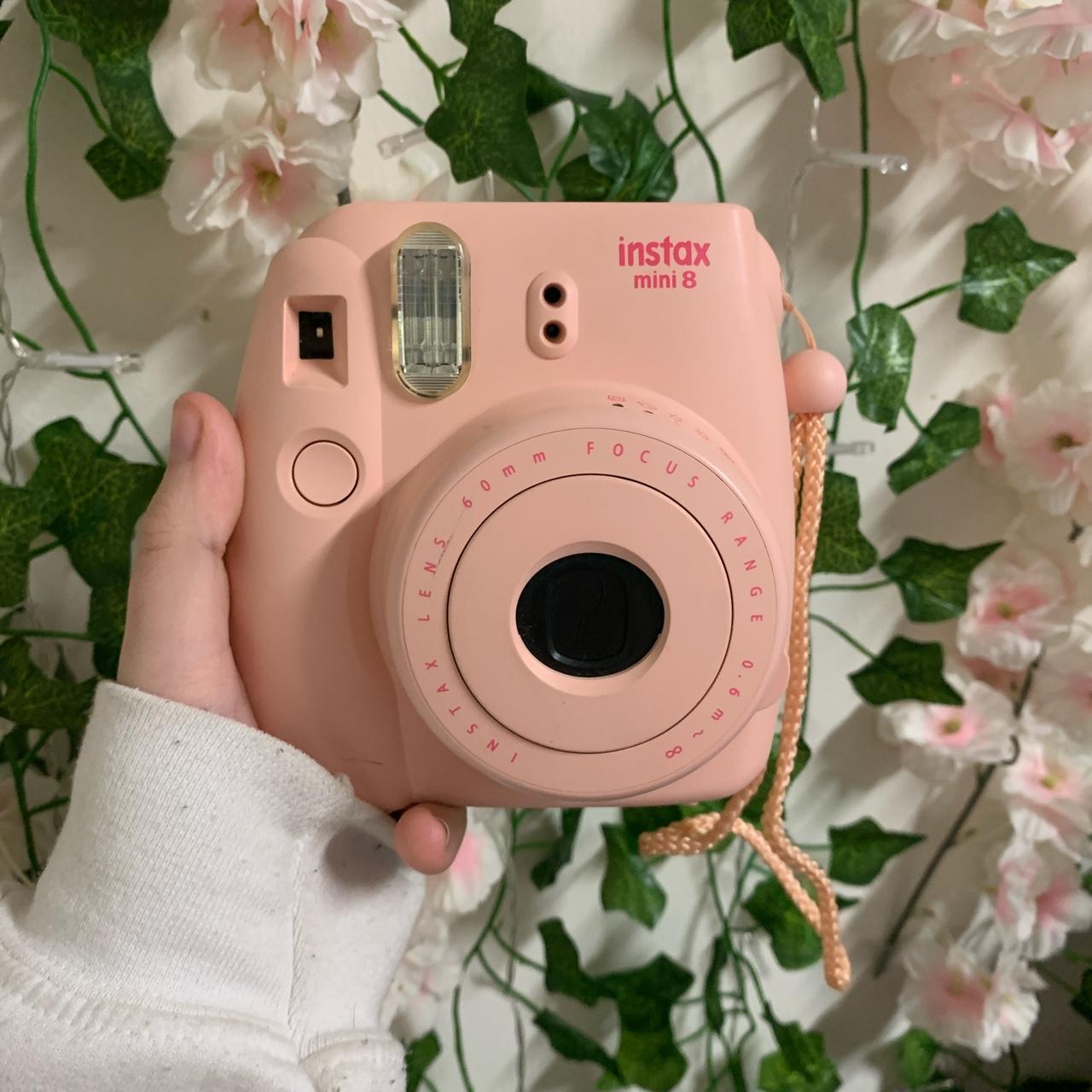 Fujifilm Instax Mini 8 pink Polaroid camera. First - Depop