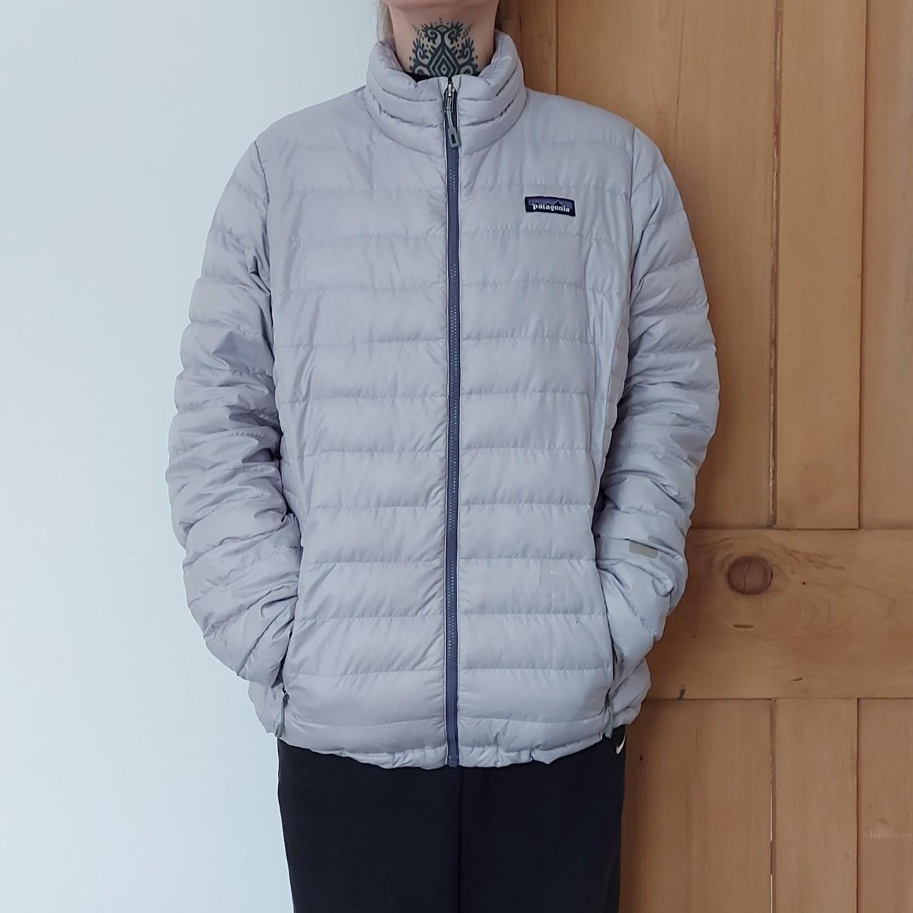 Patagonia white puffer jacket sales