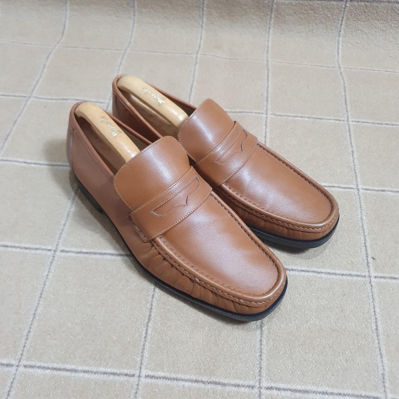 Savile Row by Barker Moccasin Leather Loafer Shoes