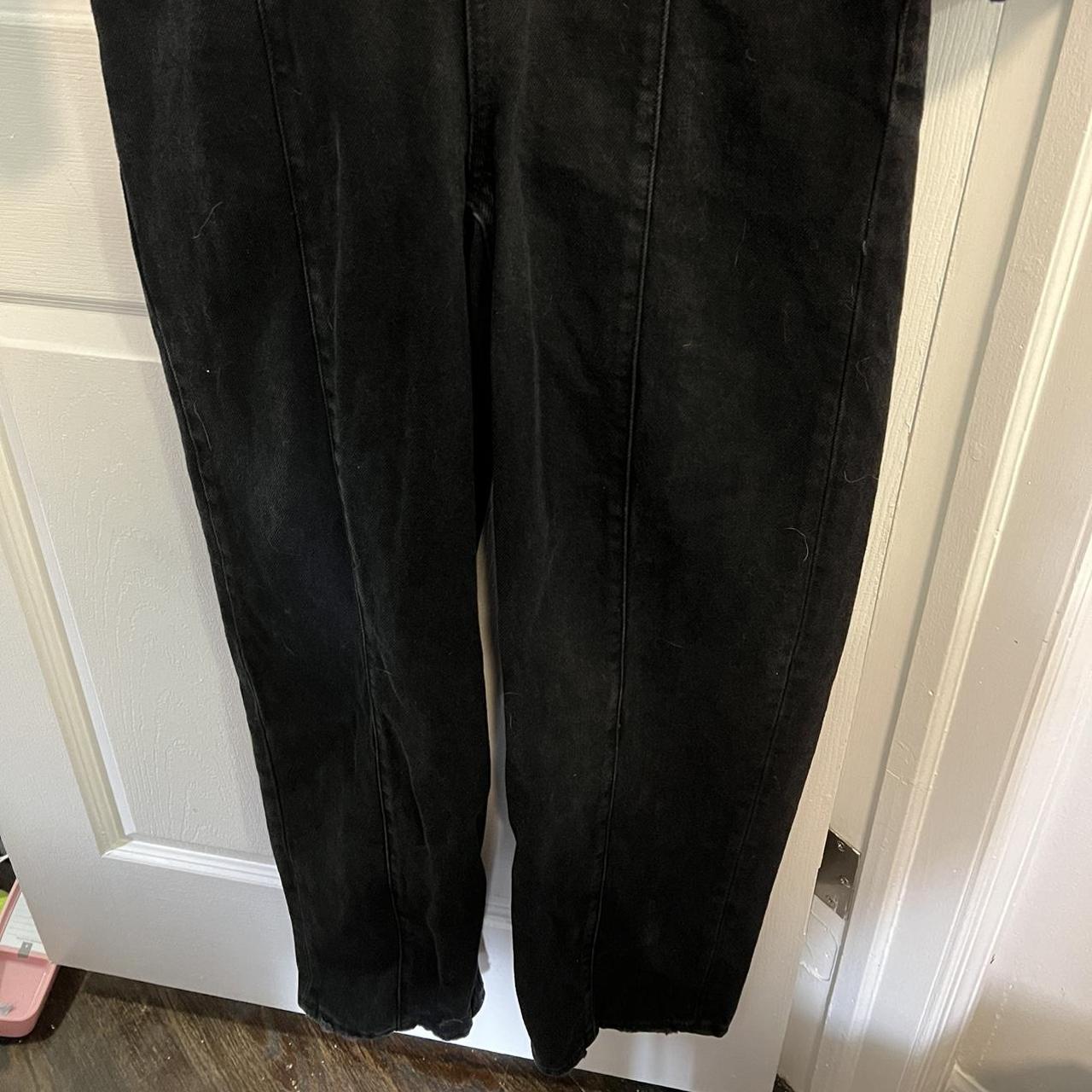 ZARA Black Denim Jumpsuit. Brand new with tags and... Depop