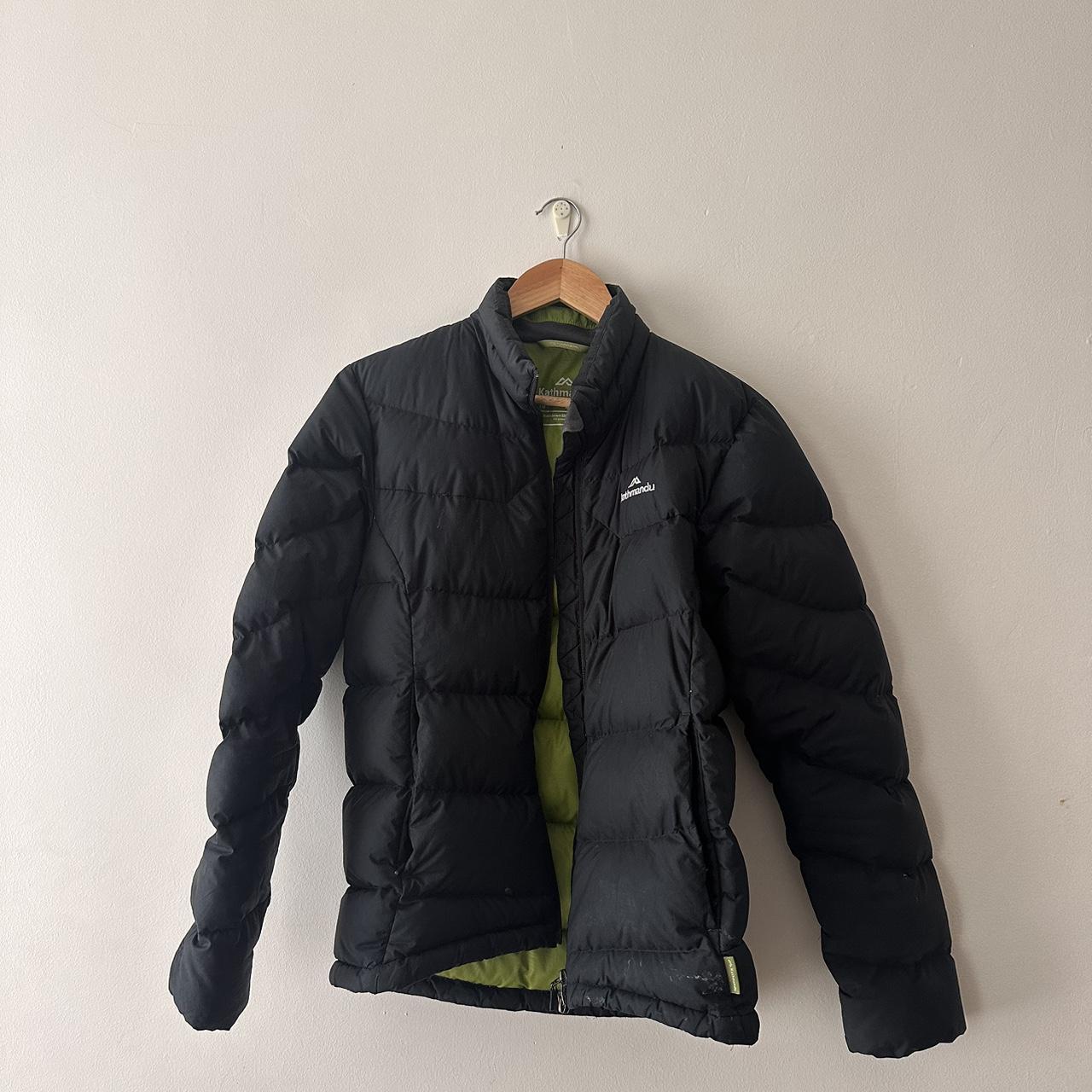 Kathmandu black jacket with green inside best sale