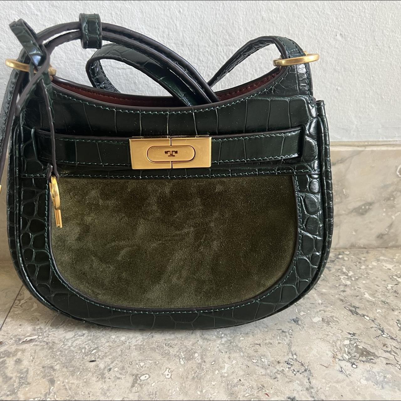 TORY BURCH GREEN TOTE never used brand new - Depop