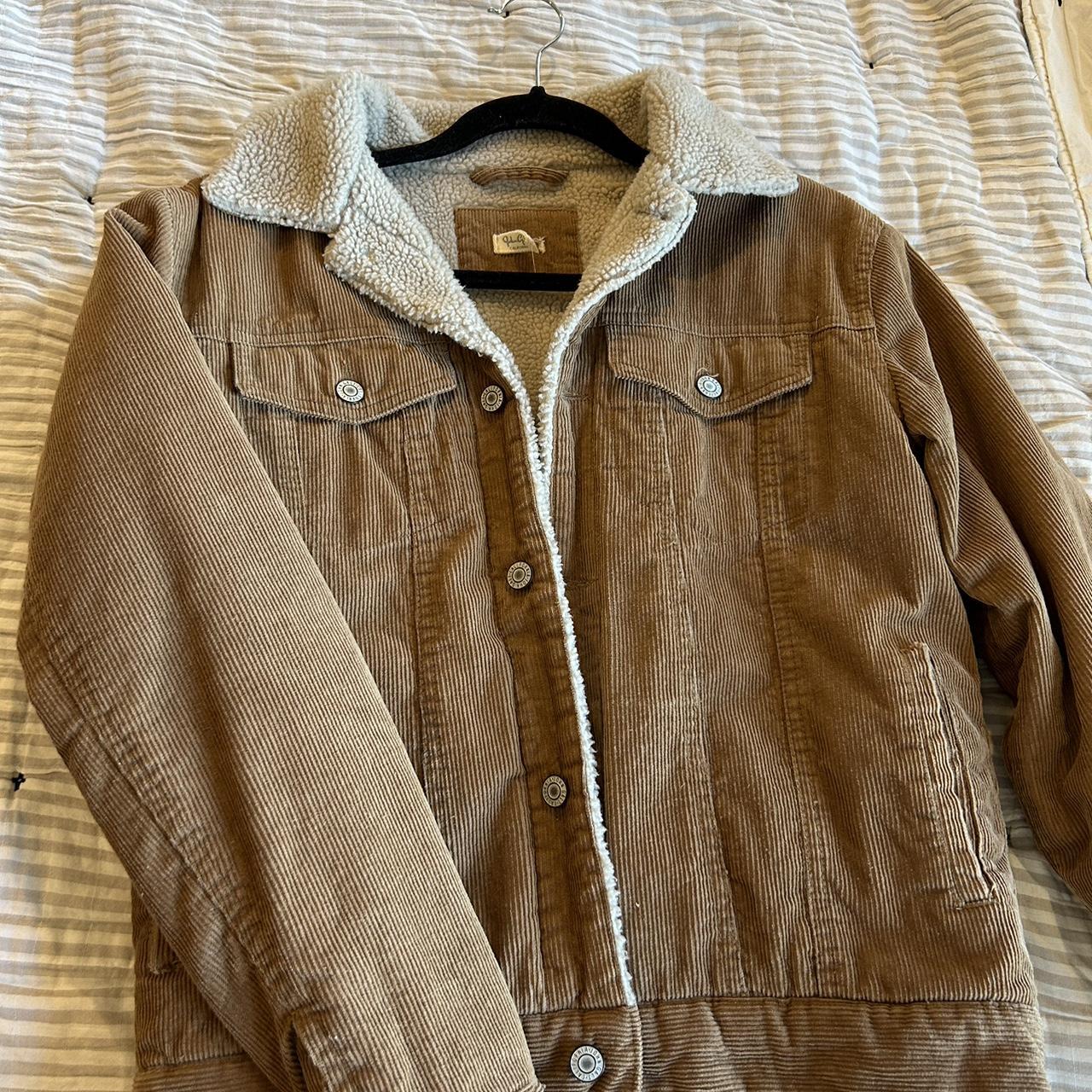 Brandy Melville Women's Brown Jacket Depop