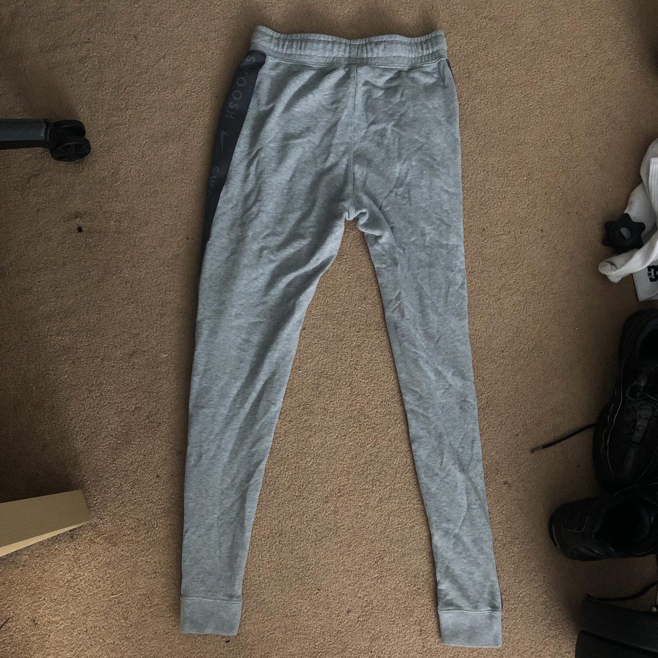 Nike Swoosh Joggers GREY Size junior XL No signs of... - Depop