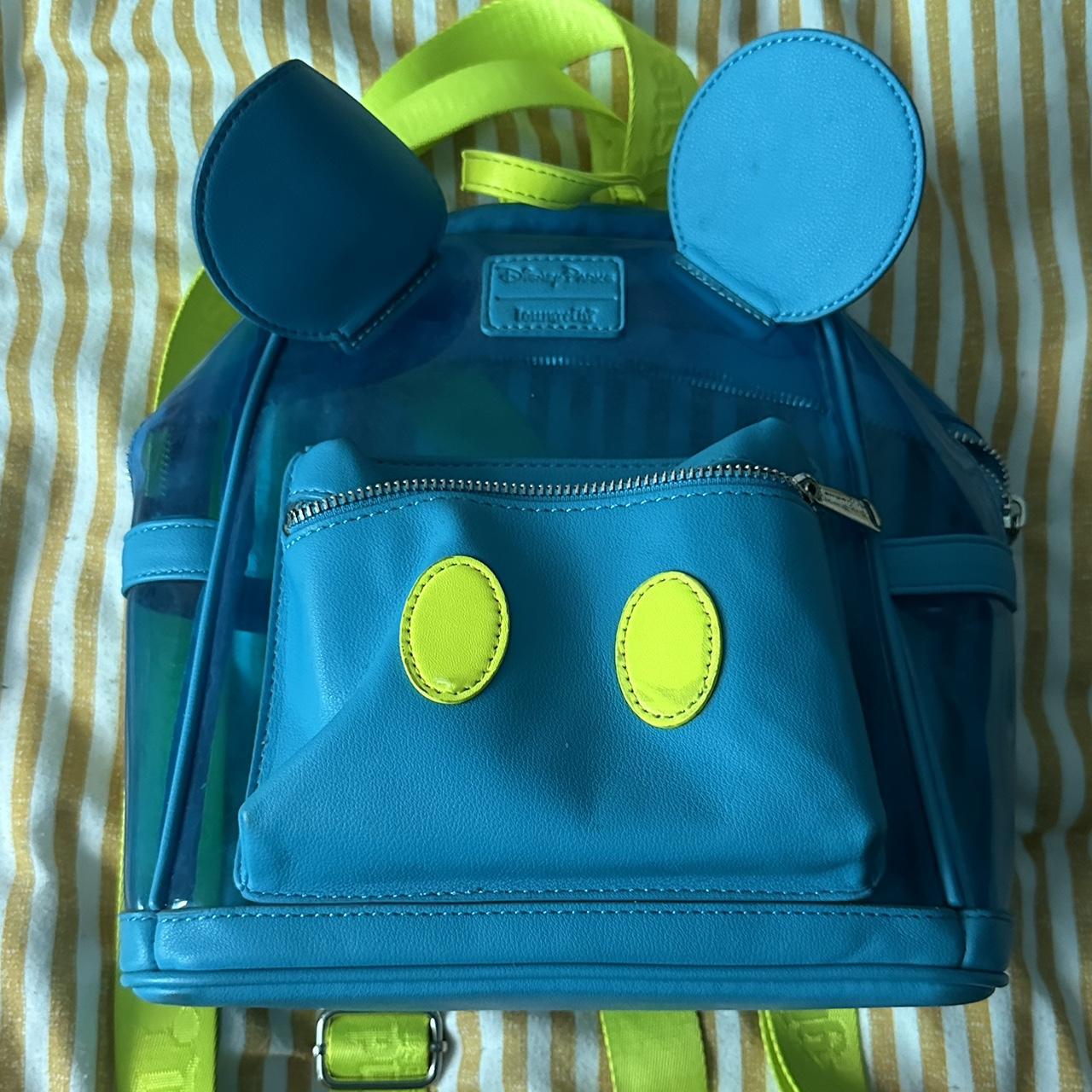 loungefly disney parks mickey mouse neon mini... Depop
