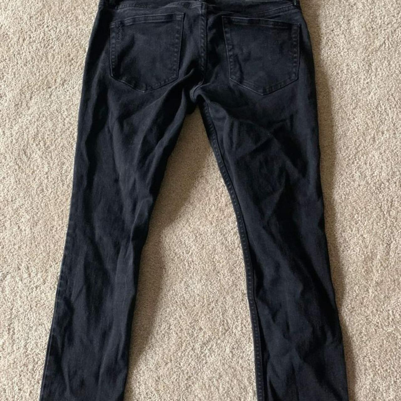 Black Skinny Jeans Worn black skinny jeans simply... - Depop