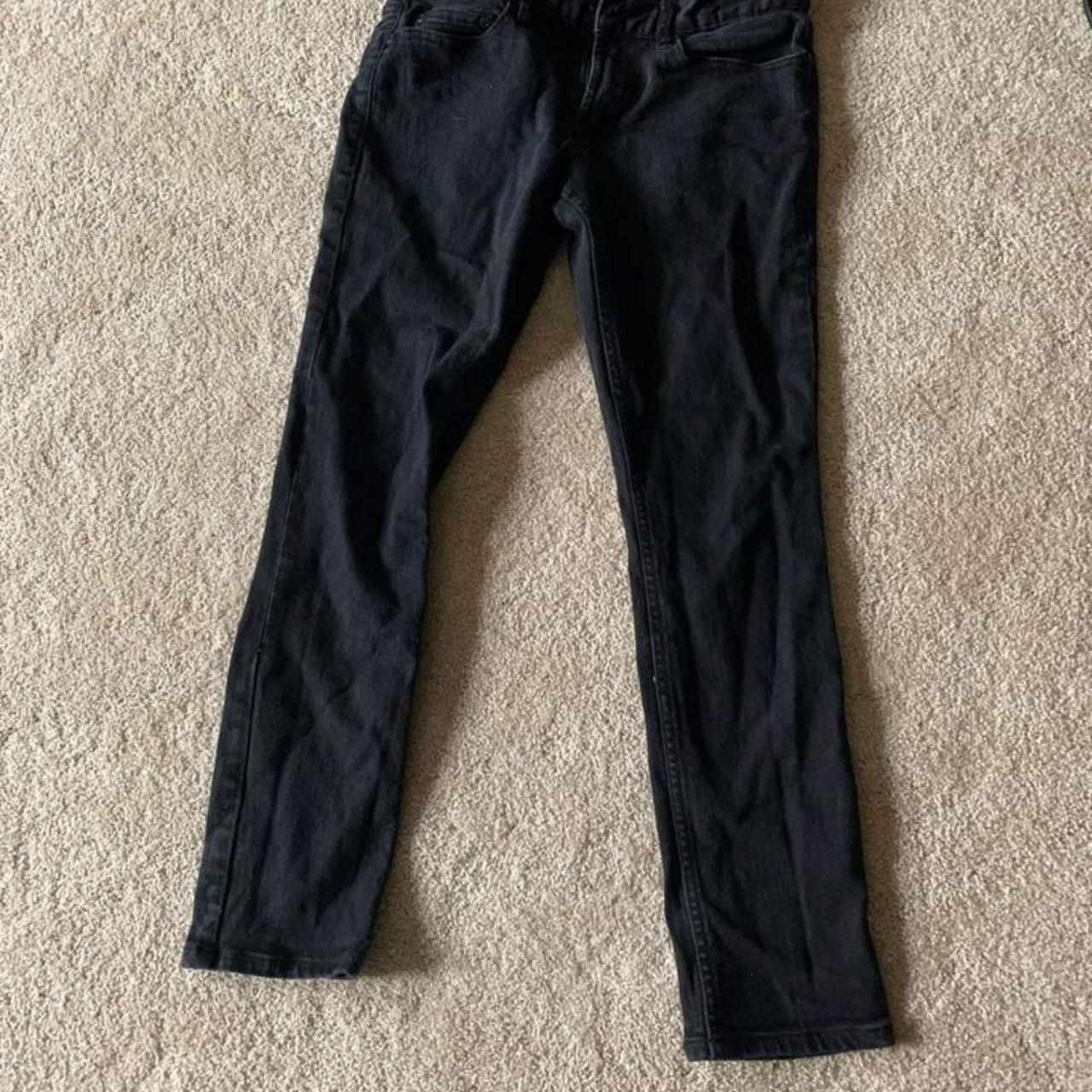 Black Skinny Jeans Worn black skinny jeans simply... - Depop