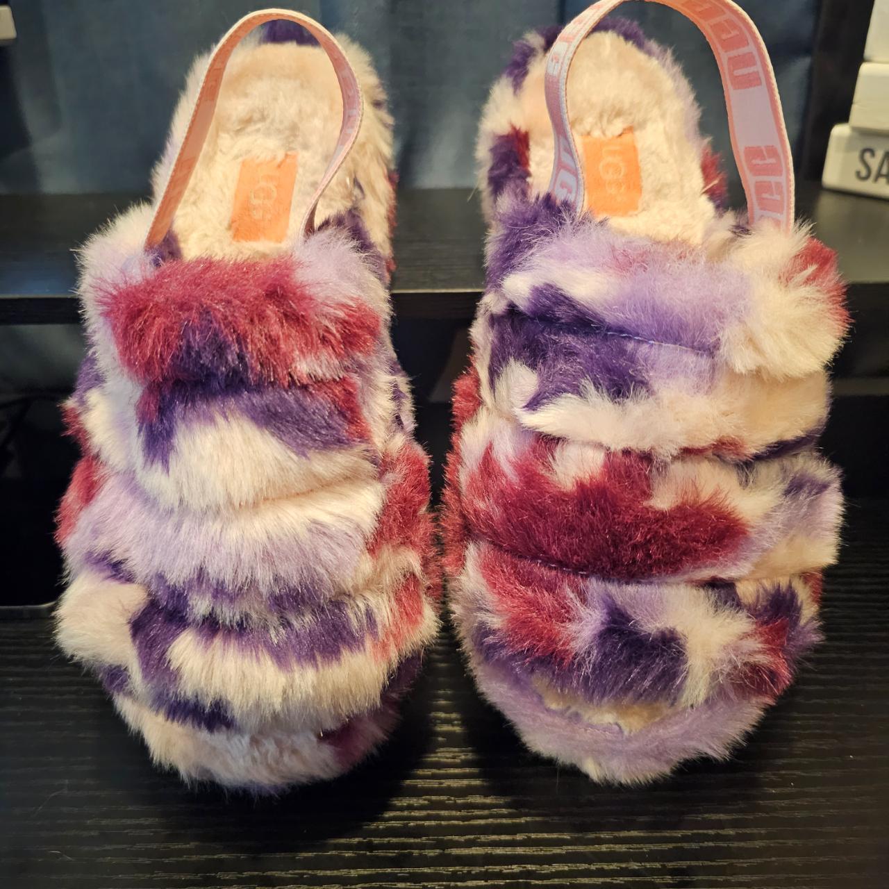 Colorful uggs slides fashion