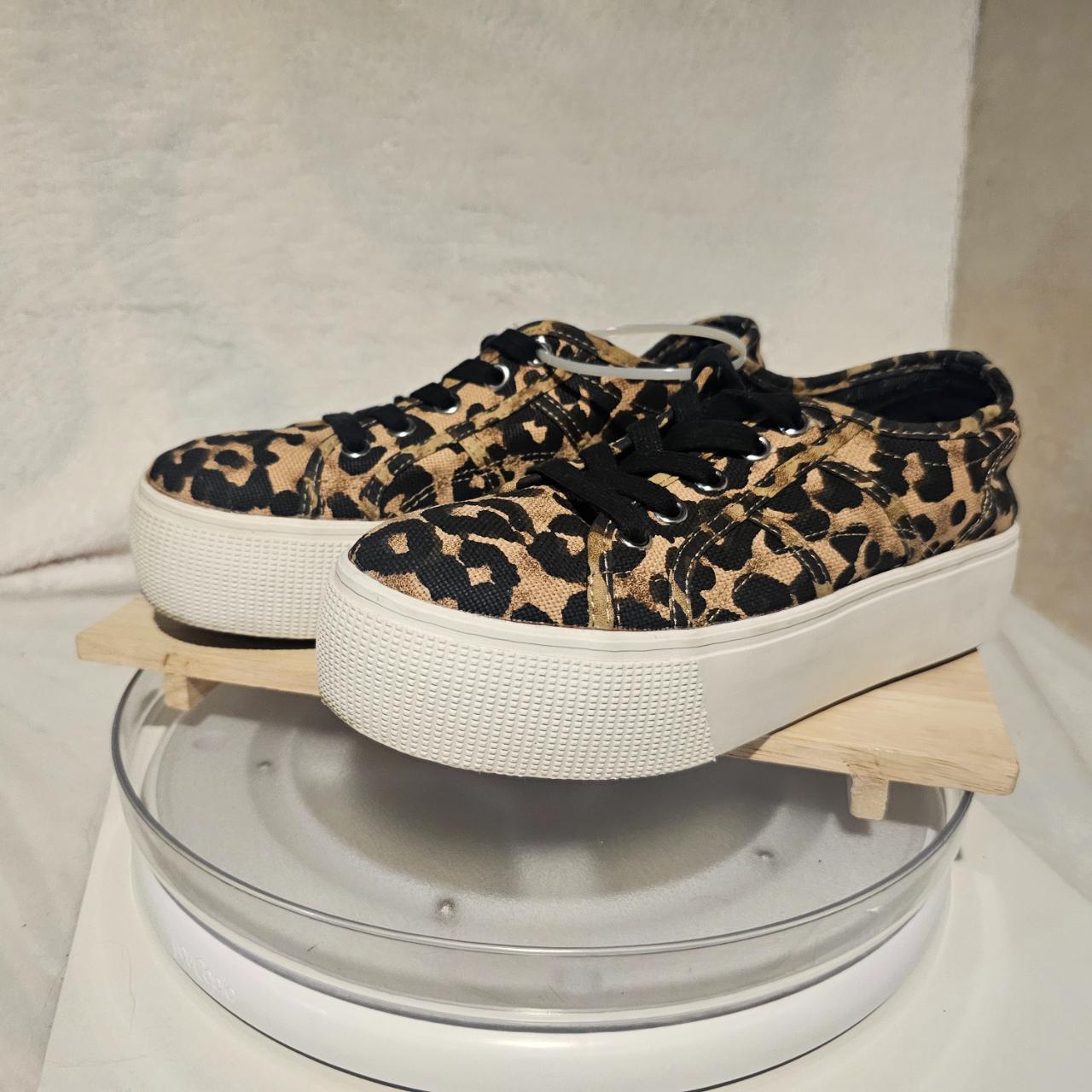 Steve madden best sale leopard print trainers