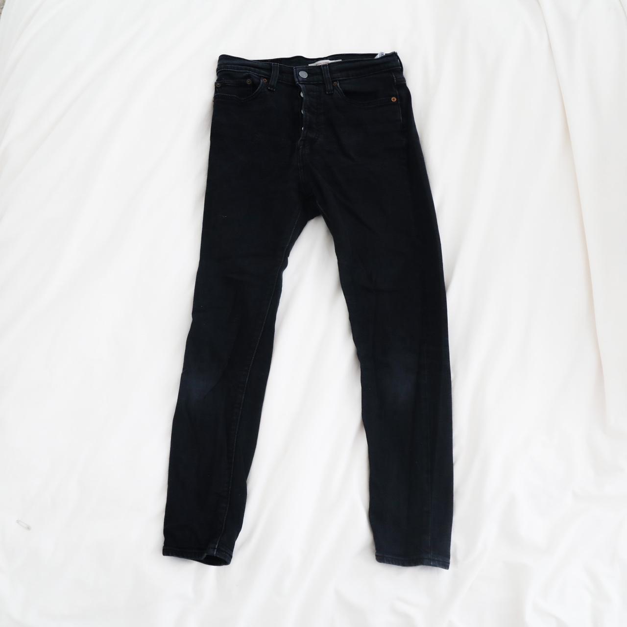 Levi's wedgie skinny best sale black