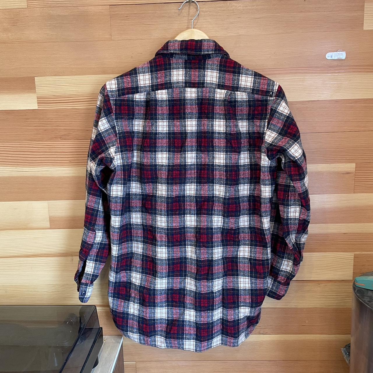 Pendleton Men's Red and Blue Shirt | Depop