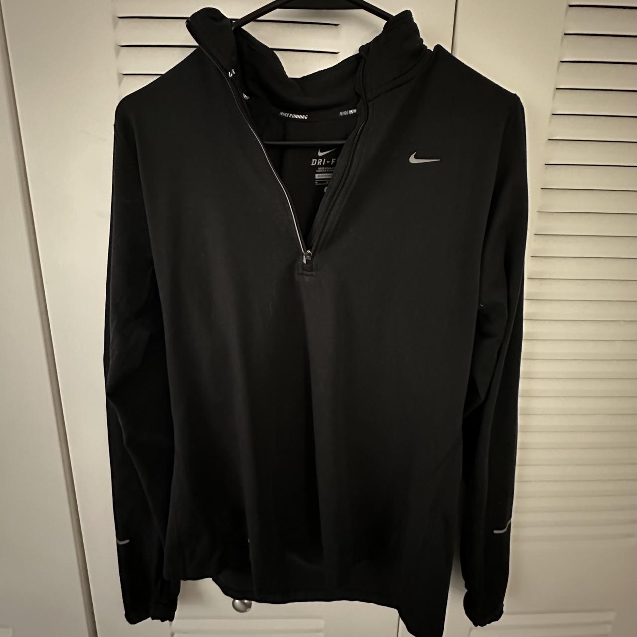 womens black nike quarter zip