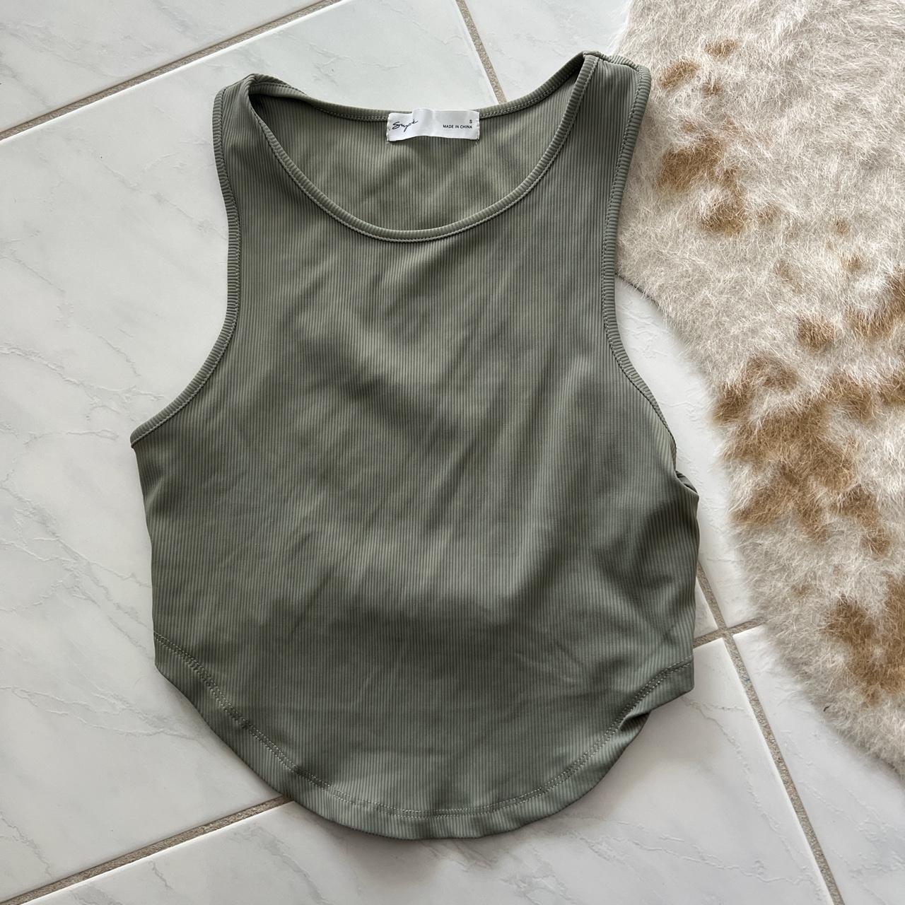 Supré top Muted green color - Depop