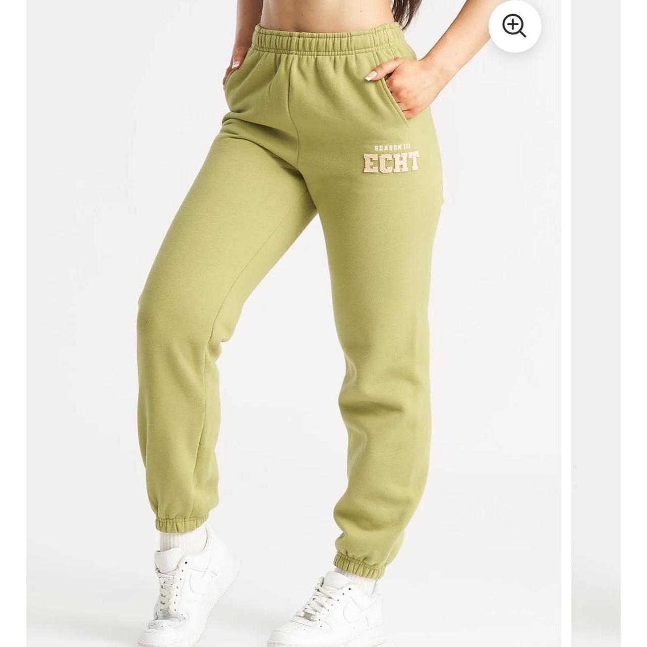 echt season lll high waisted track/sweat pants in... Depop