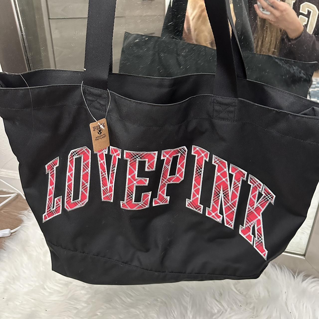 PINK Victoria's Secret, Bags, Pink Victorias Secret Tote Bag In Maroon
