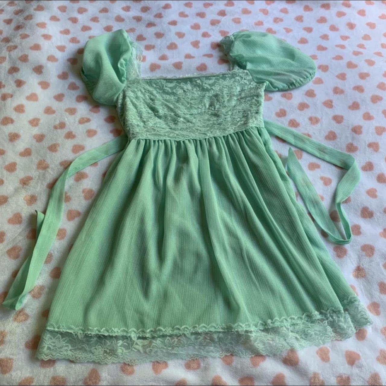 Dollskill Honeydew Pucker Babydoll Dress The cutest... - Depop