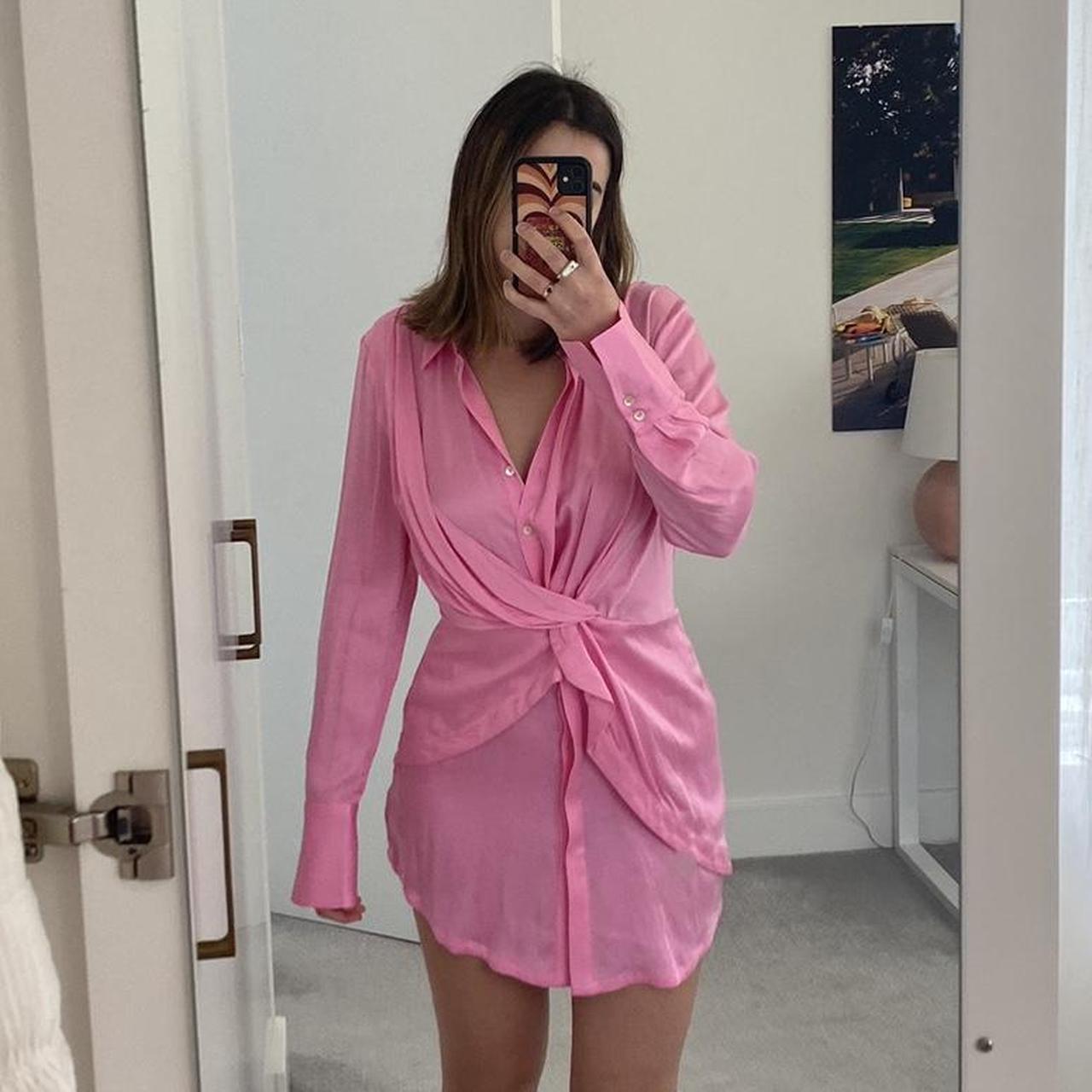 acler pink dress