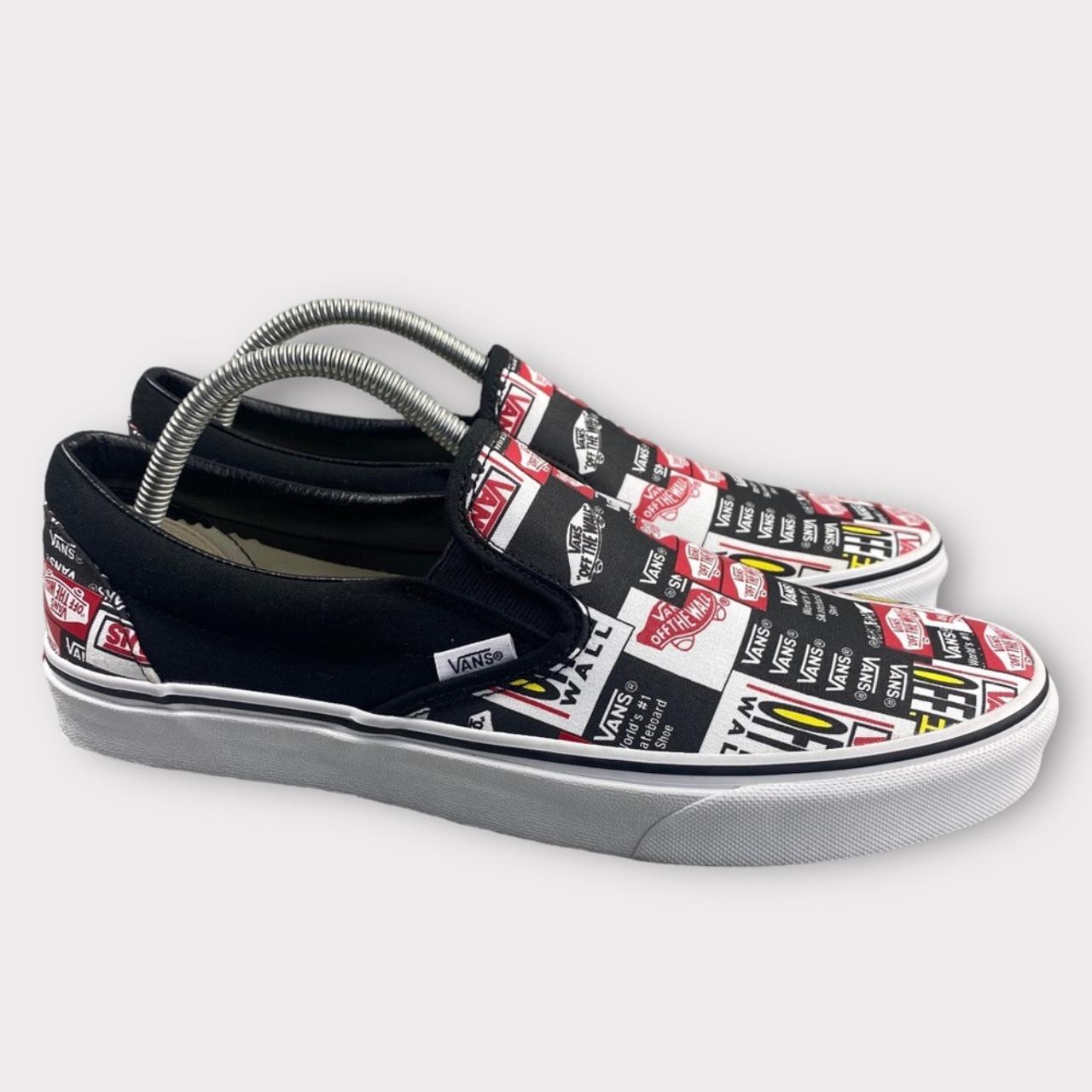 Label mix hot sale slip on vans