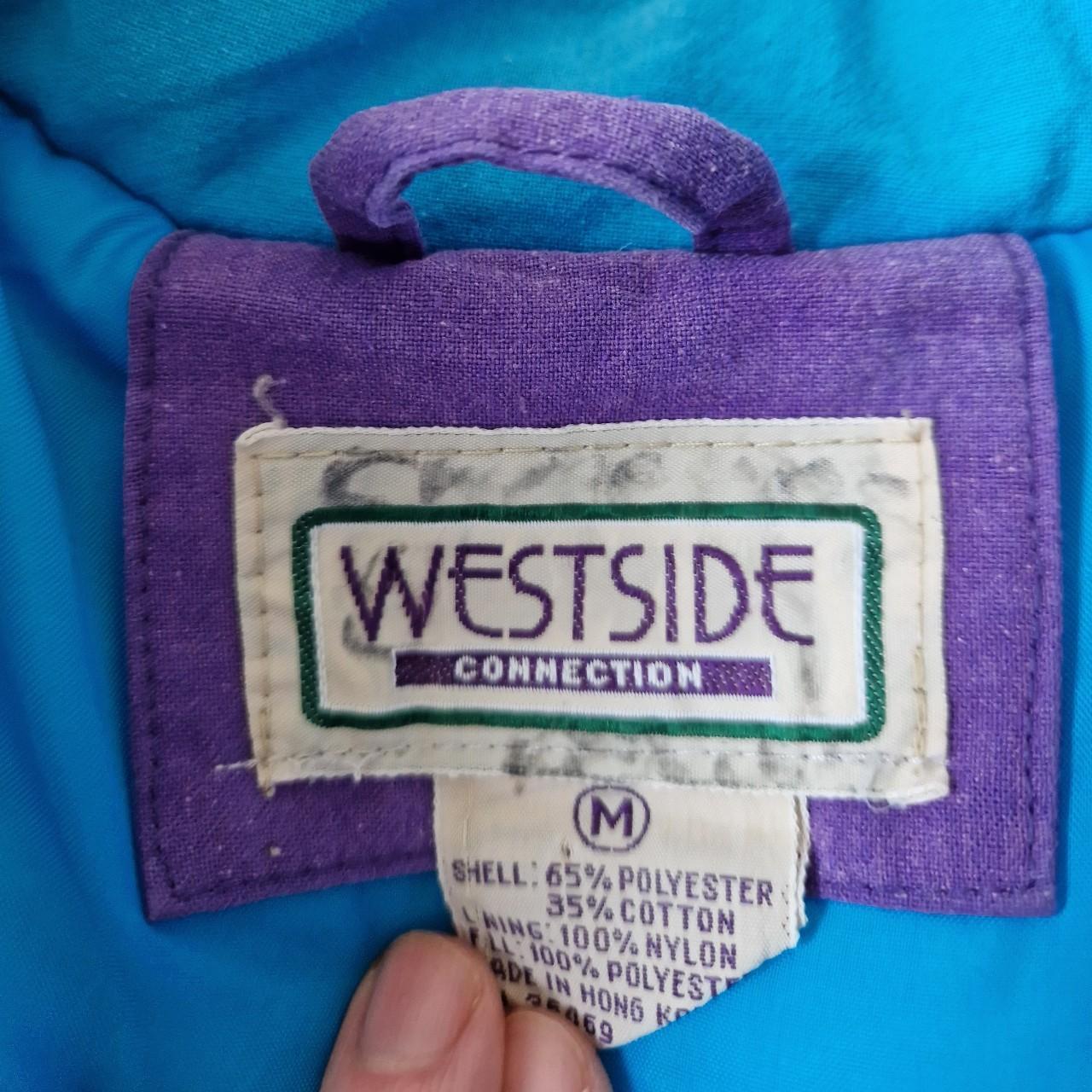 Vintage purple jacket. Size M. Worn handful of times. - Depop