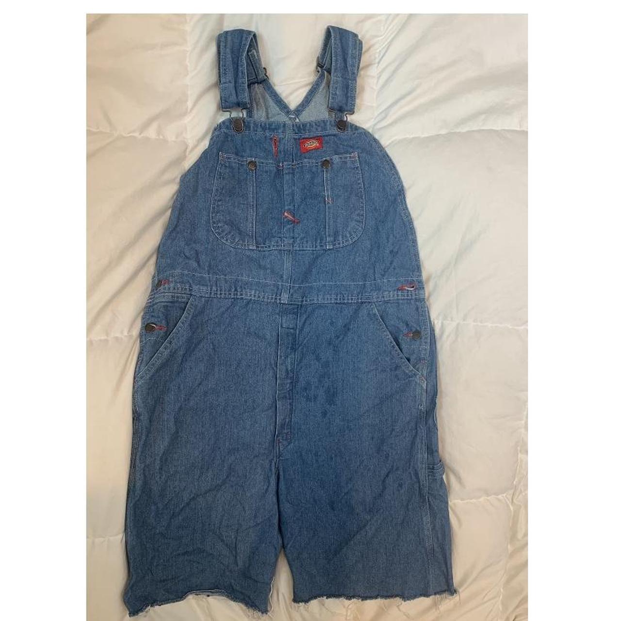 DICKIES OVERALLS Overall shorts! Size 34! In... Depop