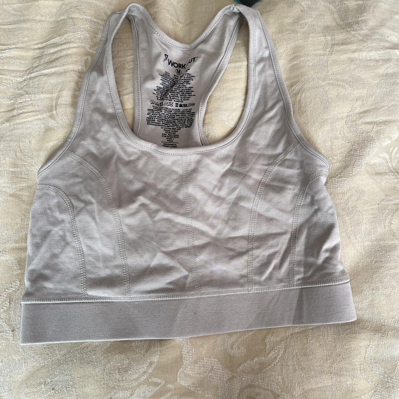 Grey sports bra Primark Never been worn Size... Depop