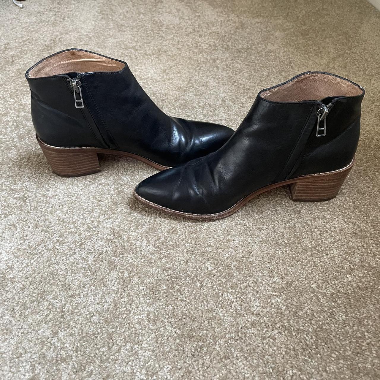 🌶️Madewell Justine Leather Boot🌶️ Cute leather... - Depop