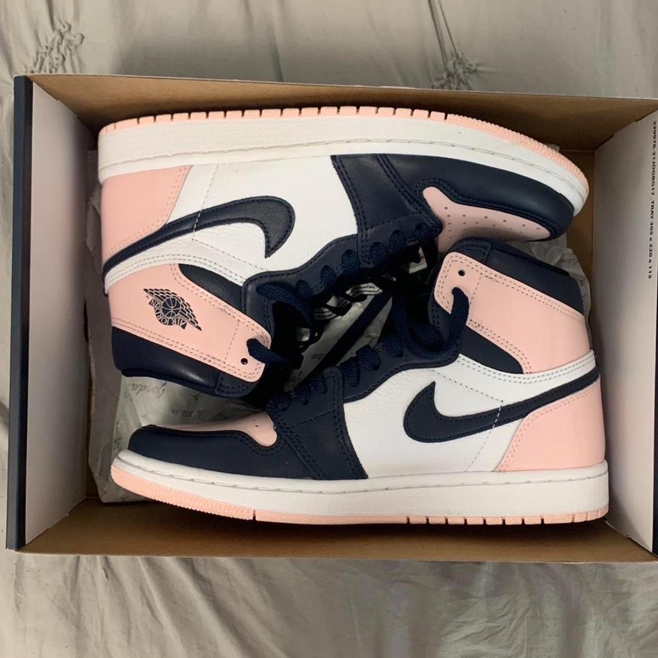 Repop! -bubblegum jordan 1s -women’s 8 -perfect... - Depop