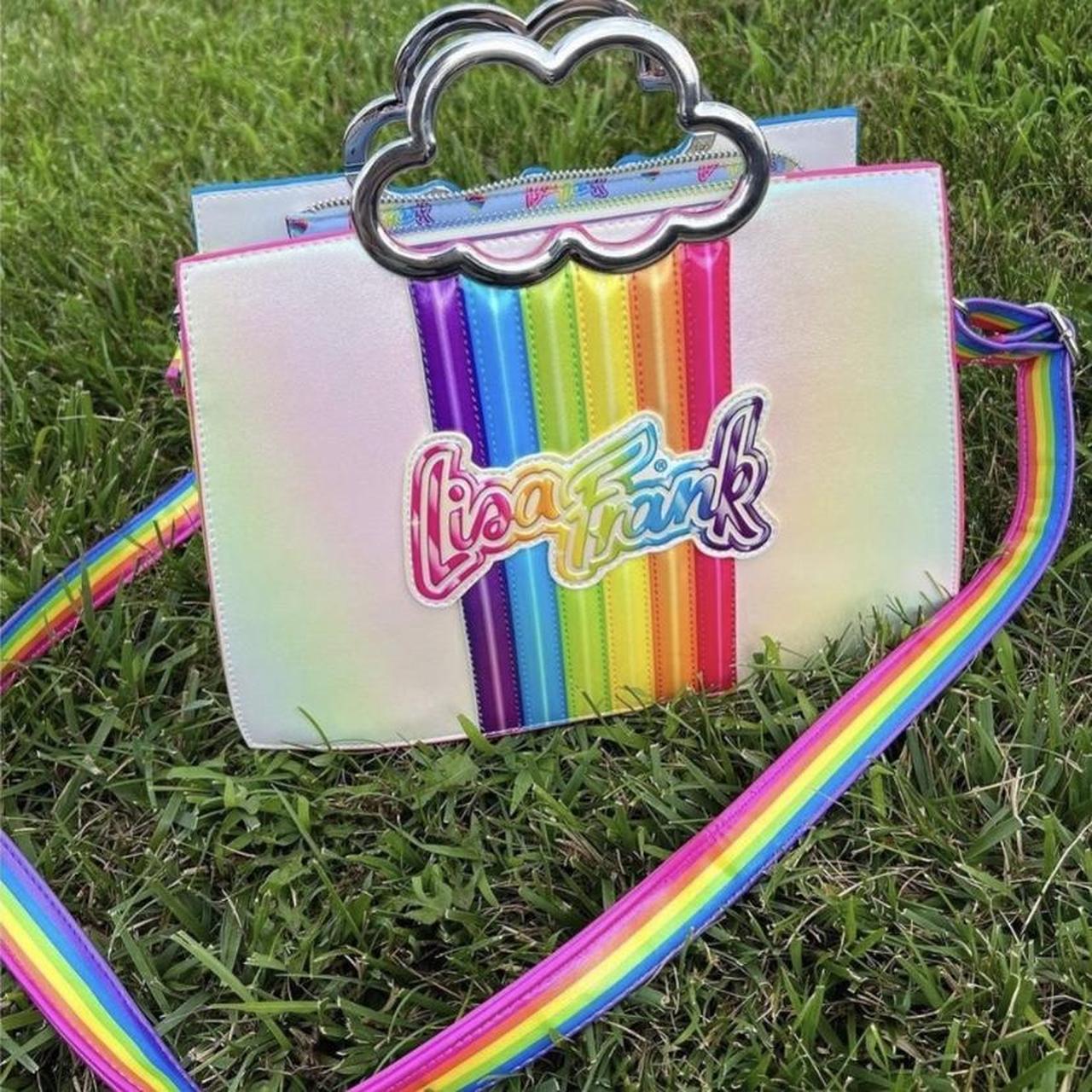 Loungefly Lisa Frank Rainbow Cloud Crossbody Bag
