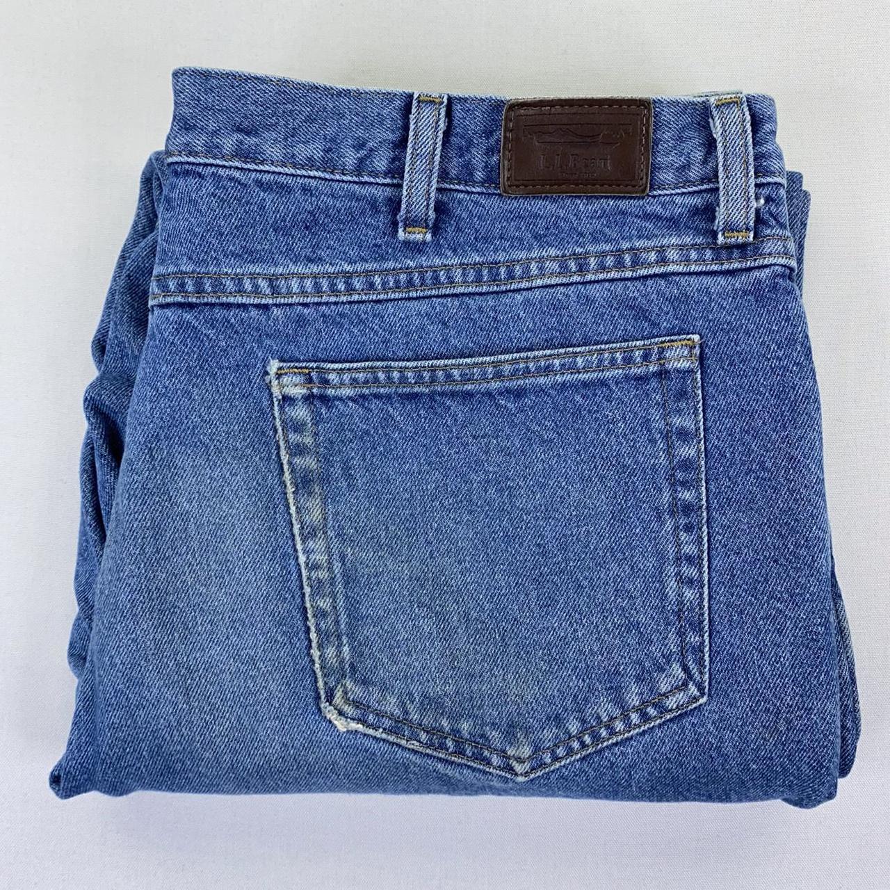 L.L. Bean Flannel Lined Pants. Heavyweight denim... Depop