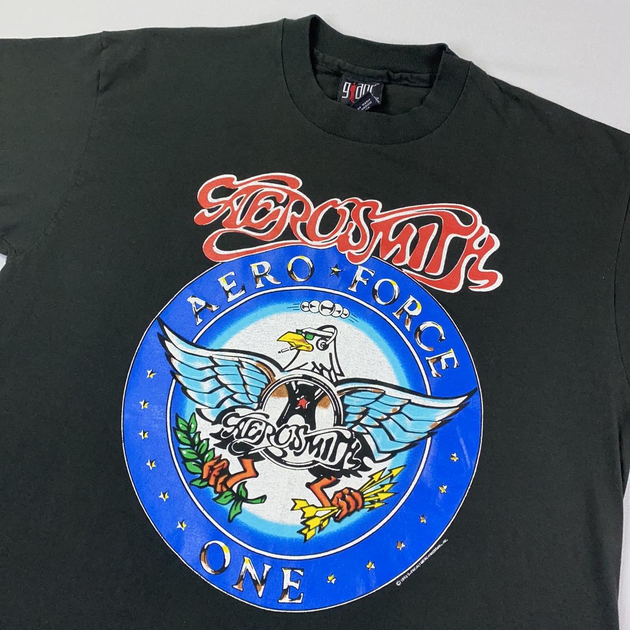 Vintage Aerosmith Tour Shirt. In like new... - Depop