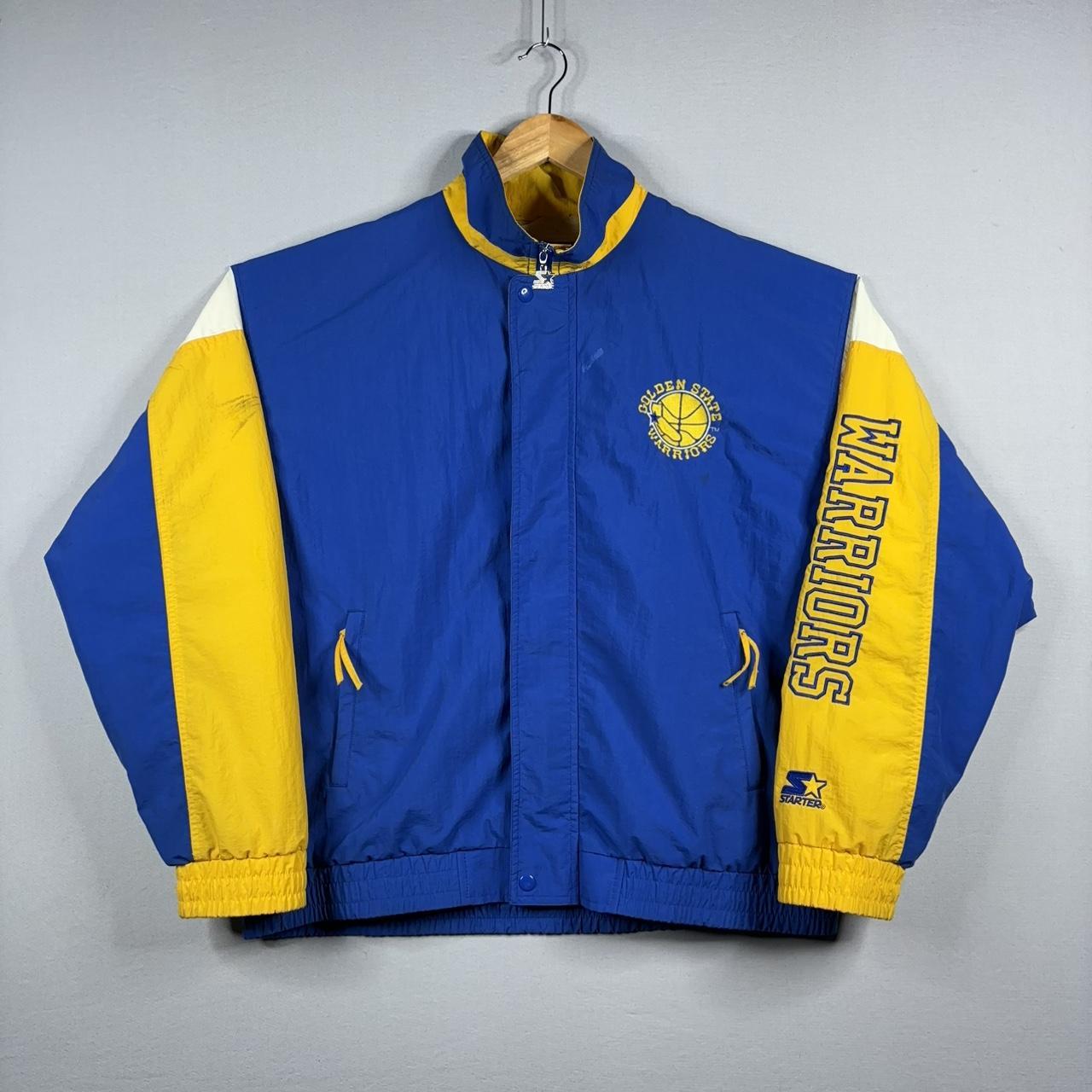 Vintage Starter Golden State Warriors Jacket. Circa... - Depop