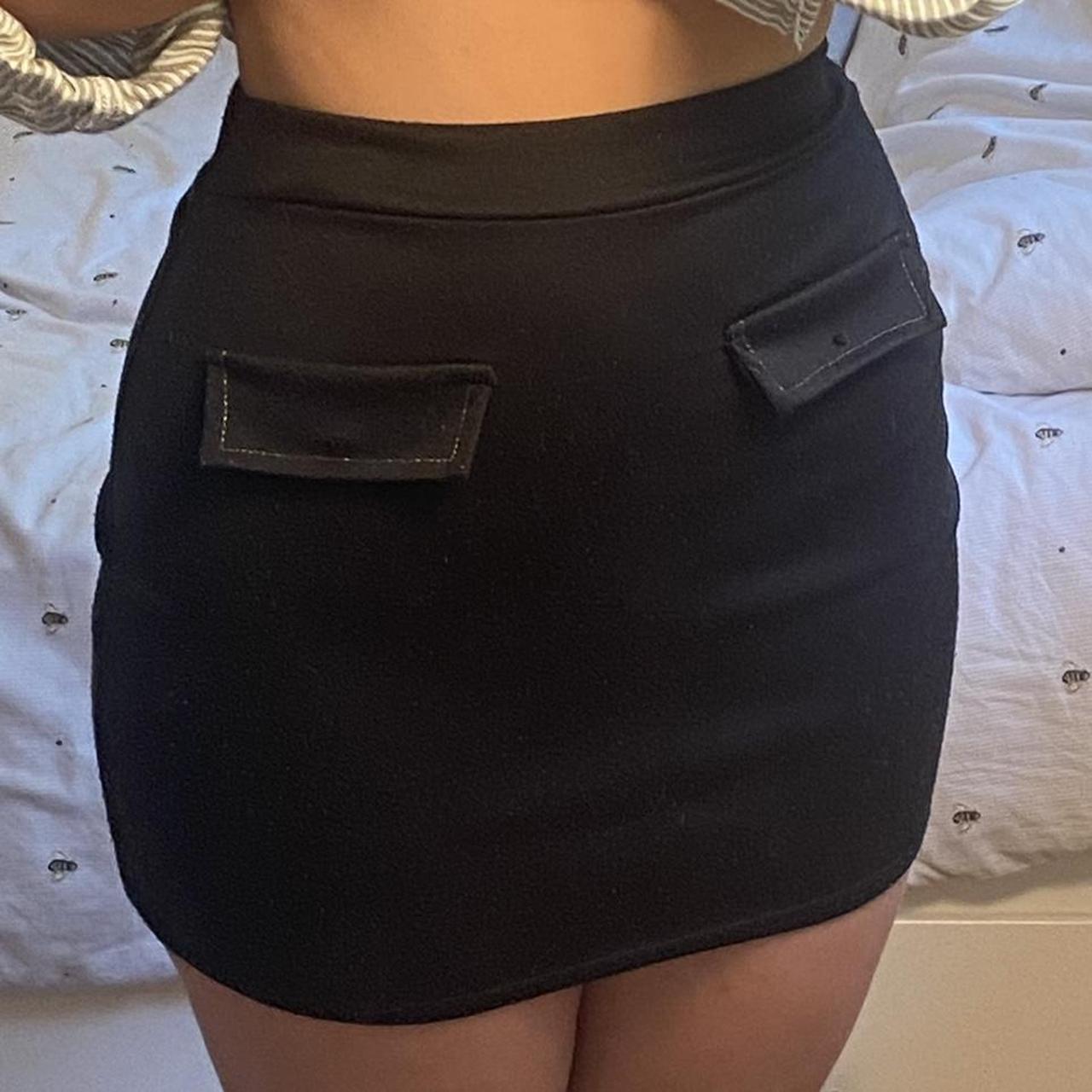 Black bodycon cheap skirt uk