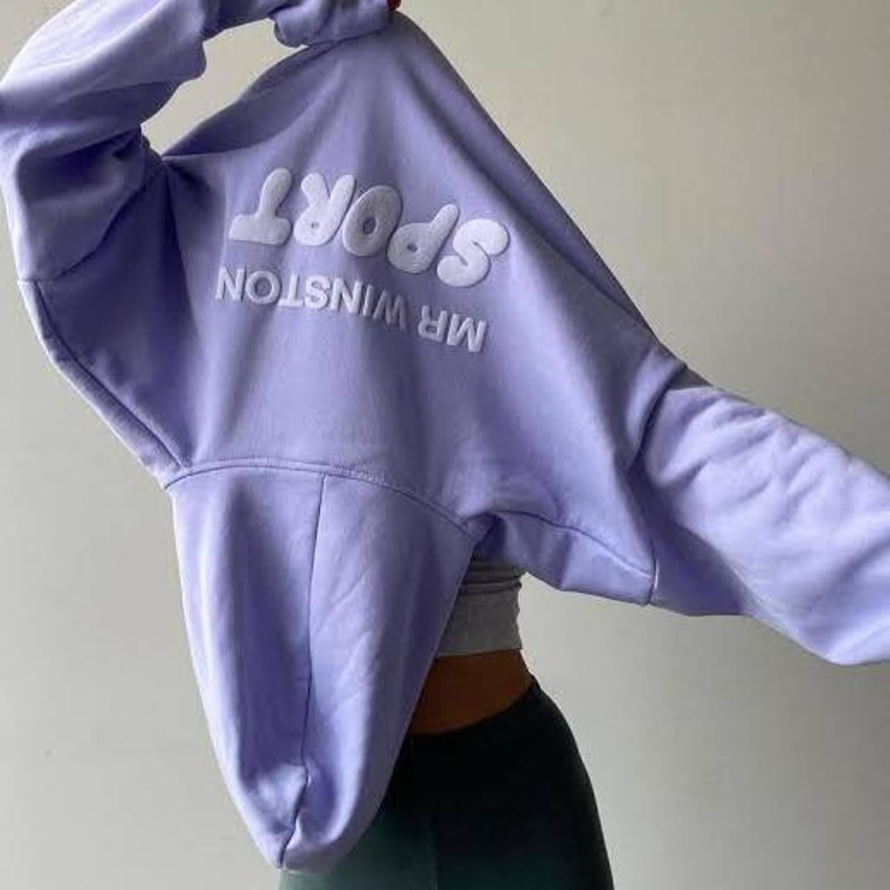 Mr Winston hoodie Lilac | Size S In perfect... - Depop