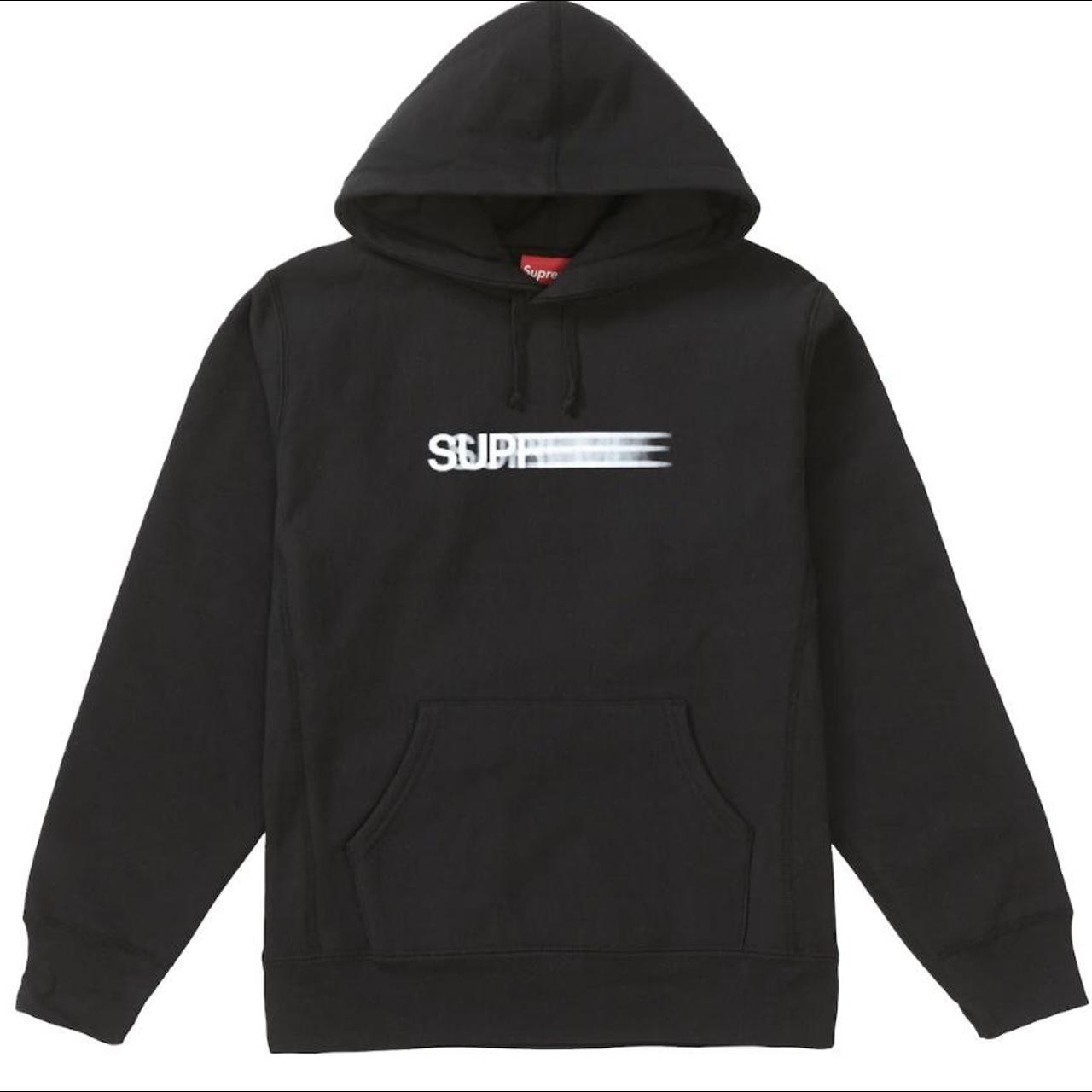 Supreme Men's Black Hoodie Depop