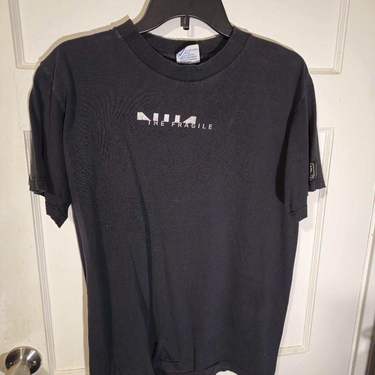 Vintage Nine Inch Nails Fragility Tour T-Shirt Where The F Were You hot Single Stitc