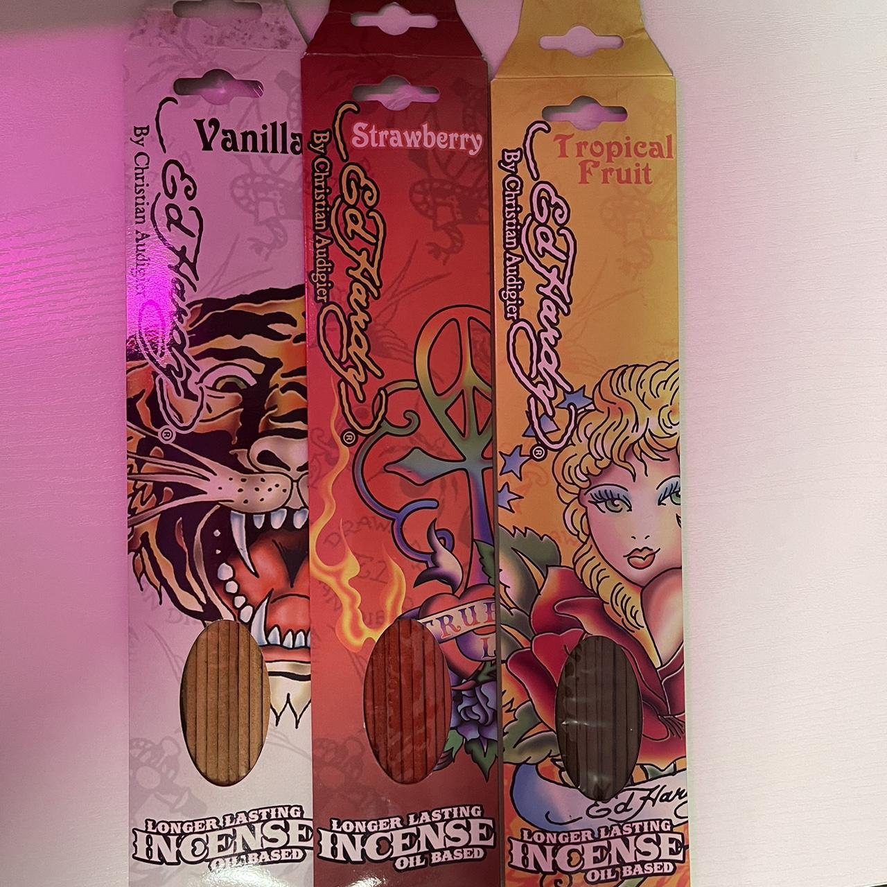 ed hardy incense. 5 for one 20 for all. paypal... Depop