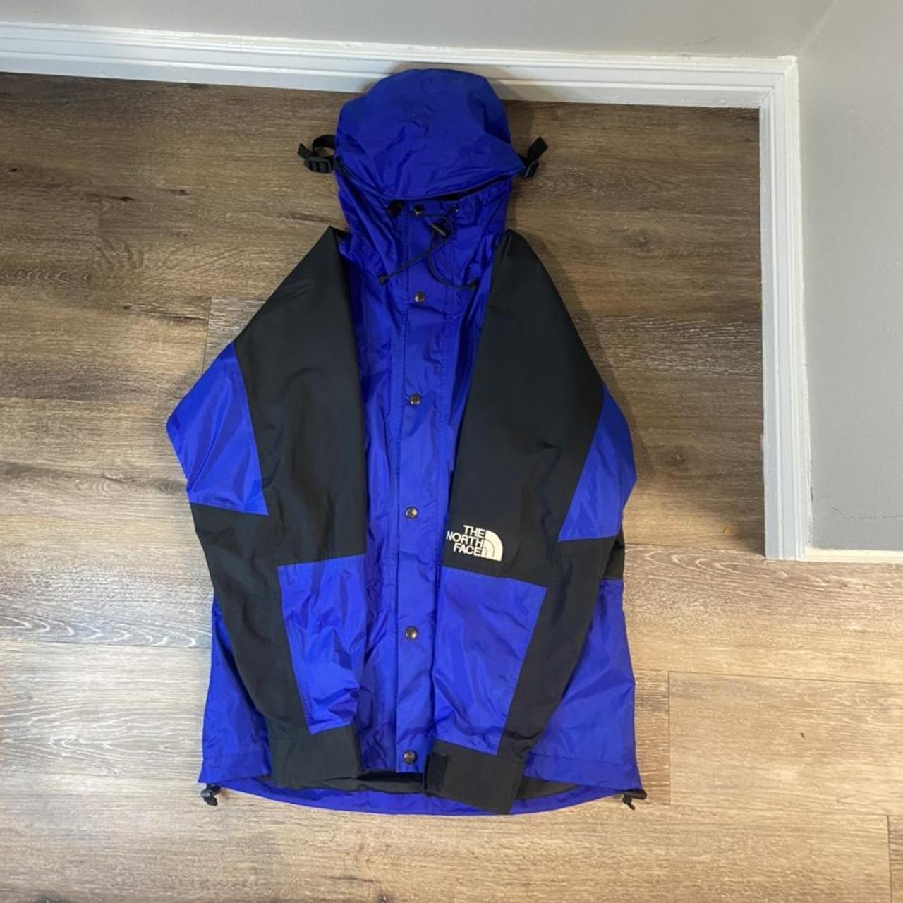 The North Face Men's Purple and Black Jacket | Depop