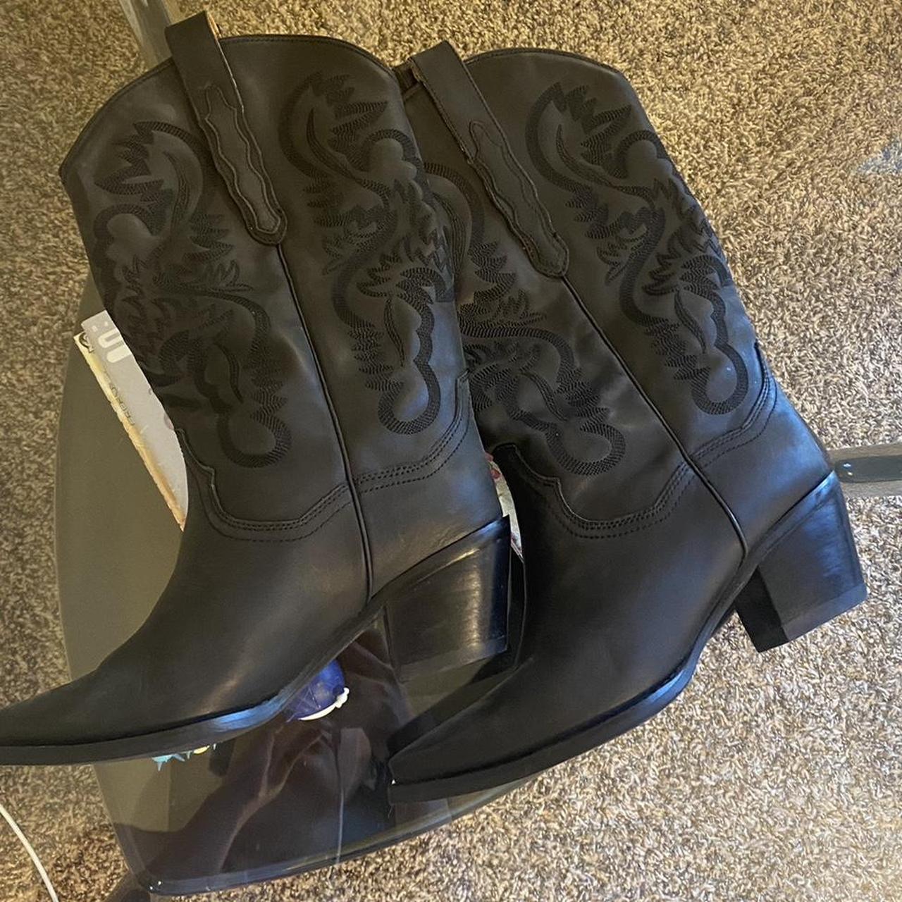 Jeffrey Campbell Women's Black Boots | Depop