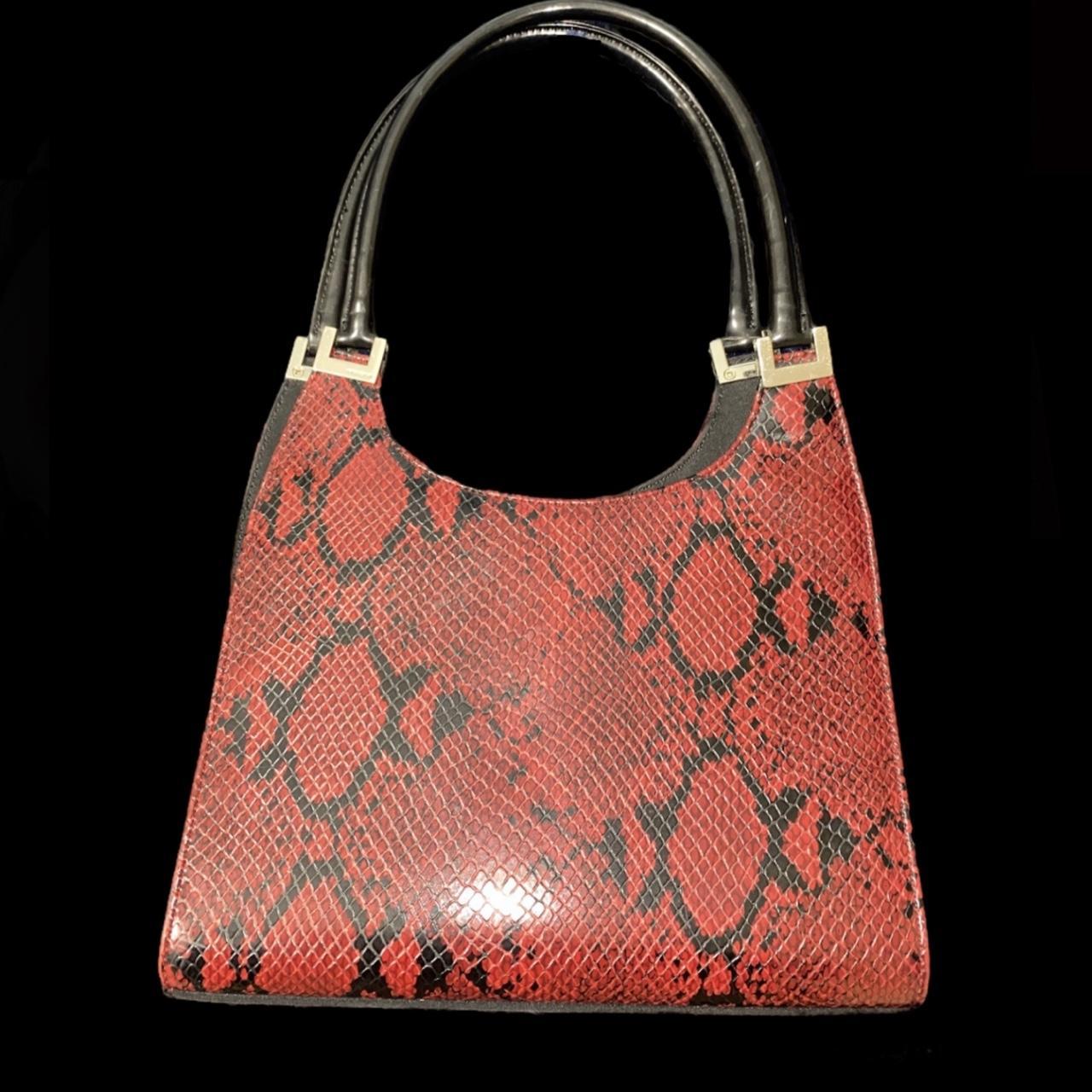 Beautiful Nine West Red Leather Shoulder Bag