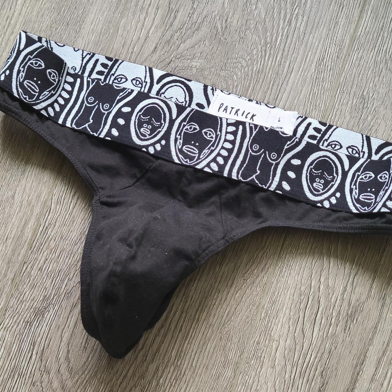 The All Over You thong in black by Patrick Church,&mldr; - Depop