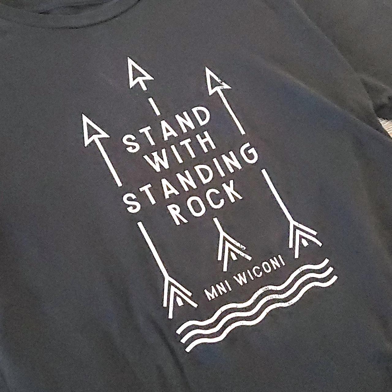  Mni Wiconi I Stand With Standing Rock Tee Shirt