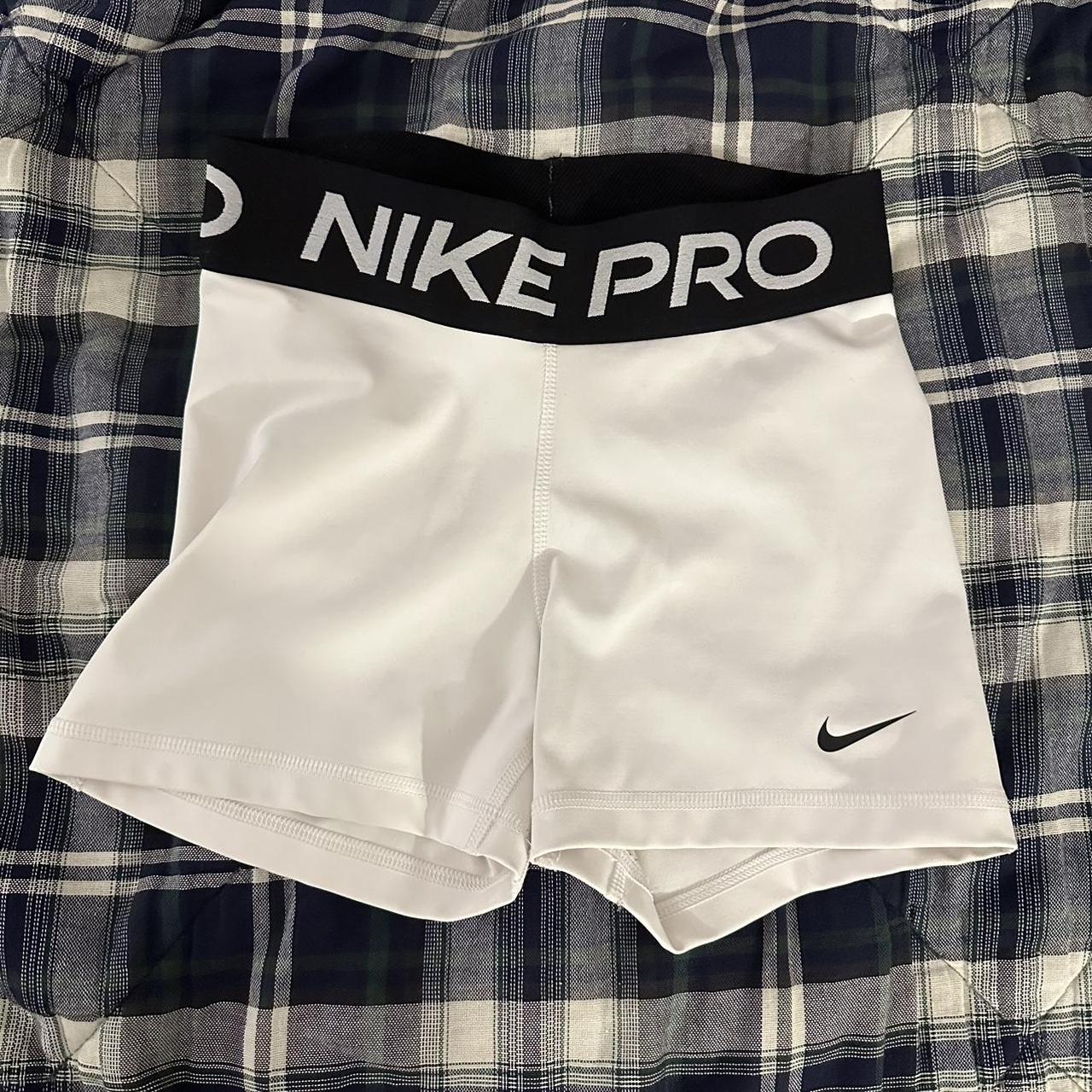 patterned nike pro shorts