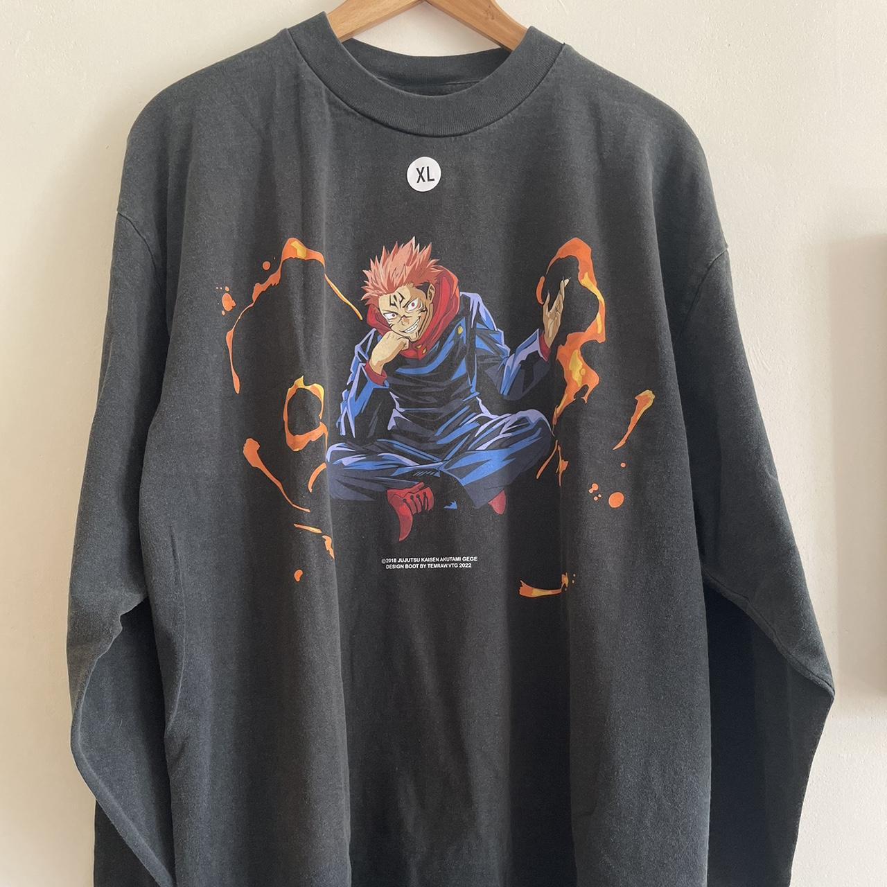 Jujutsu Kaisen Sakuna Long Sleeve T-shirt Modern... - Depop