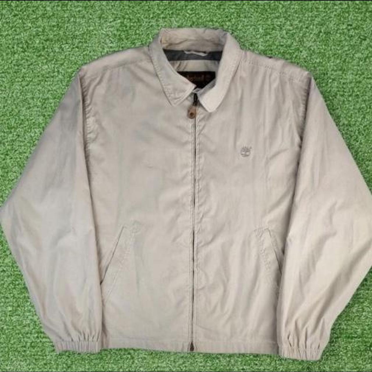 Men's Vintage Timberland Harrington Jacket Beige... - Depop