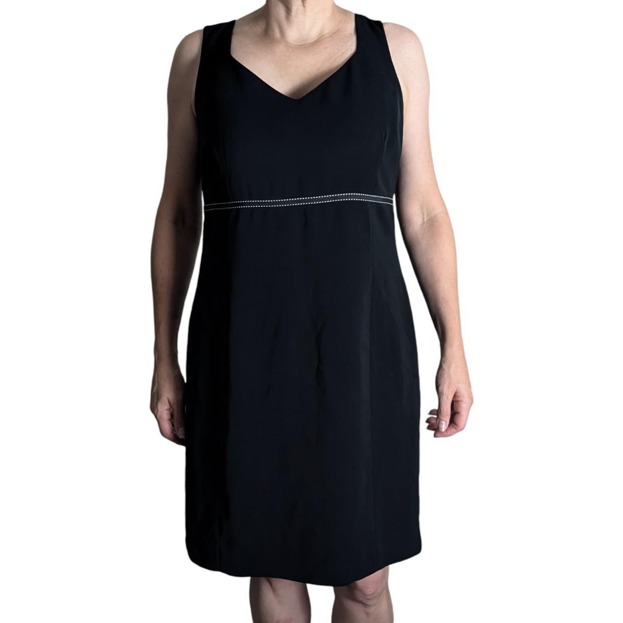 Black smart pinafore dress best sale