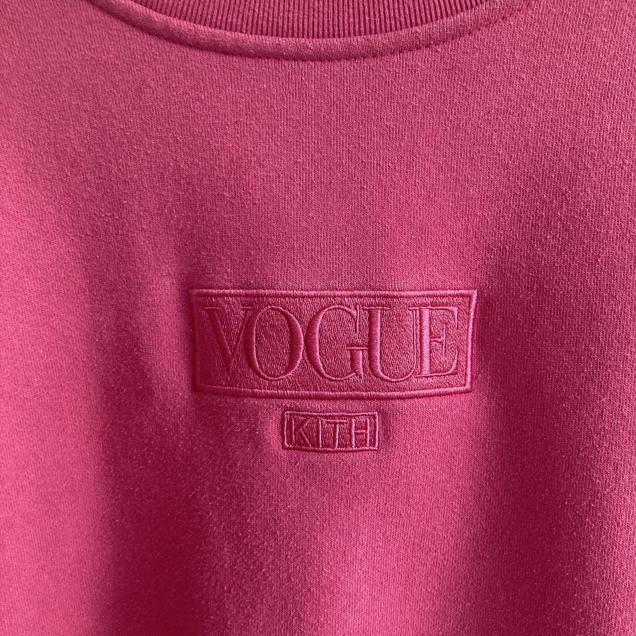 Pink Vogue x Kith sweatshirt. Really good quality