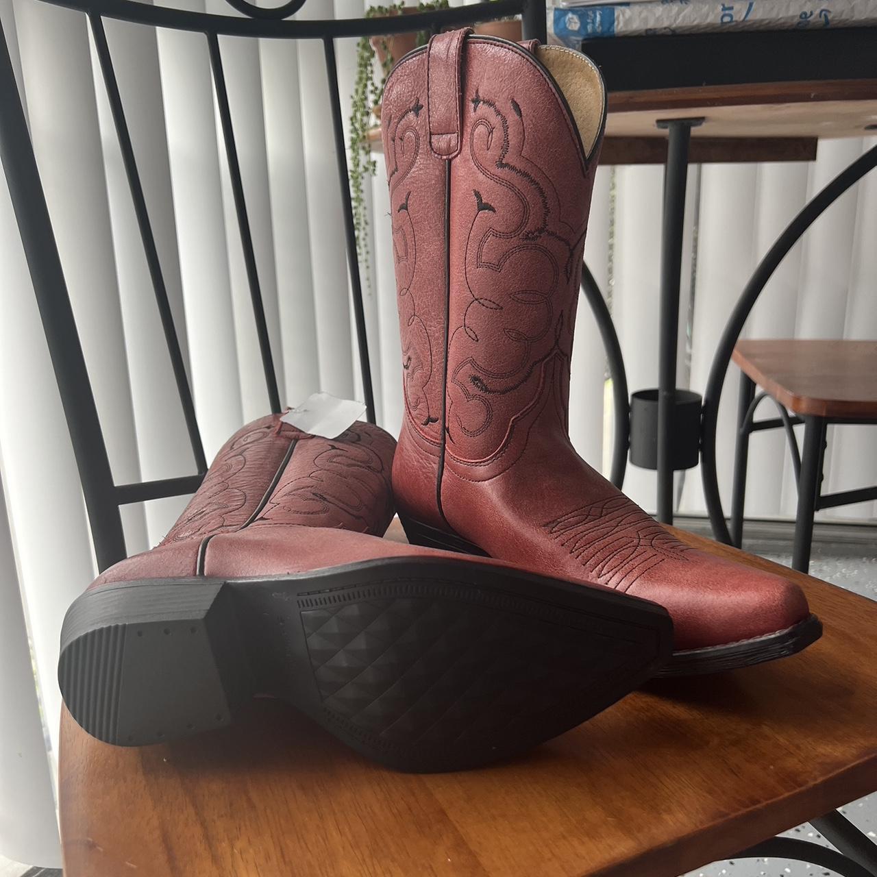 Ariat Women's Red Boots Depop