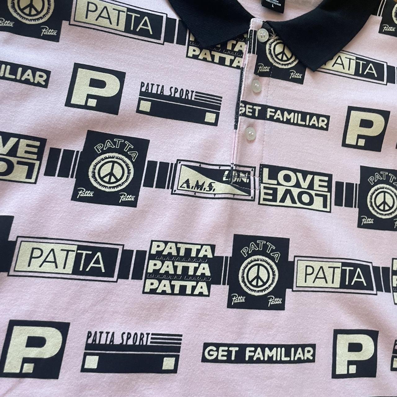 Patta Men's White and Pink Polo-shirts (2)