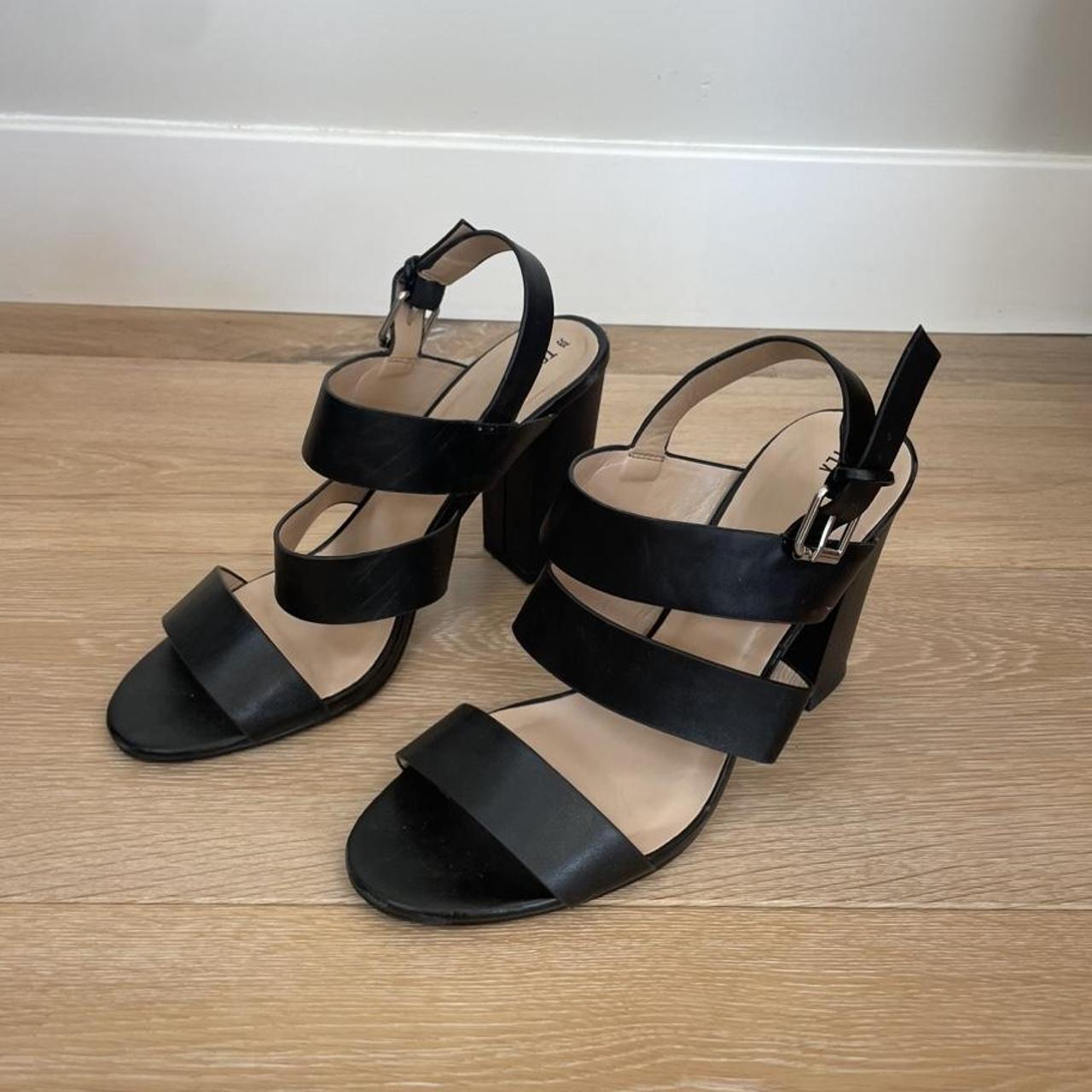 Women's Black Sandals | Depop