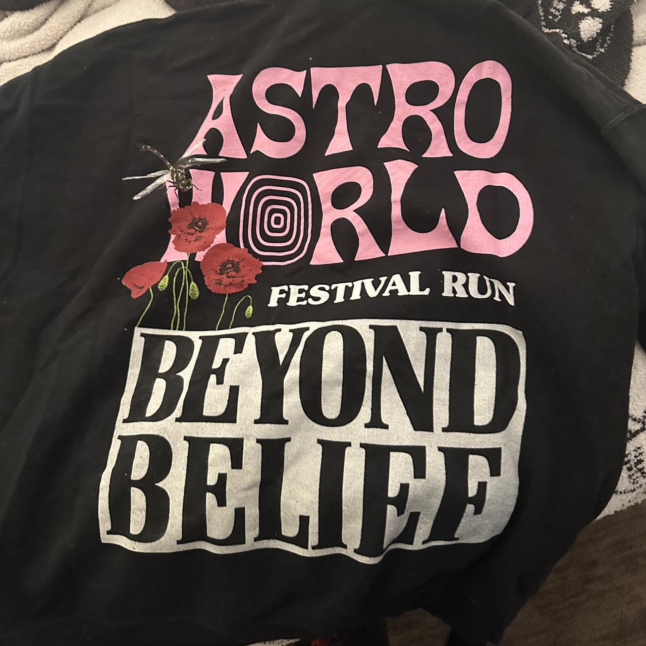 Travis Scott Astroworld Festival Run Beyond Belief Hoodie